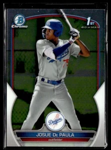 2023 Bowman Chrome Prospects Josue De Paula Los Angeles Dodgers #BCP-111 - Picture 1 of 2