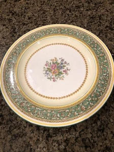 Paragon CORINTHIAN GREEN 101/2” Dinner Plate C 1930s Green And Floral EUC - Picture 1 of 5
