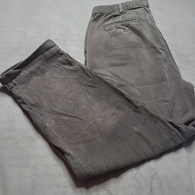 Missing Button* VTG Chaps Ralph Lauren Corduroy Pants 36x30 (34x29) Tan Baggy - Image 1 of 4