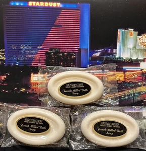 Stardust Hotel & Casino (Las Vegas) Amenities: FRENCH MILLED BATH SOAP (3 Bars) - Bild 1 von 4