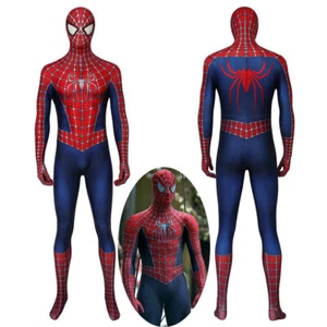 Conjunto de Spider-Man 2 Cosplay Zentai Tobey Maguire Disfraz con Lentes de Máscara - Imagen 1 de 13