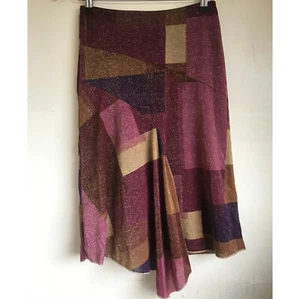 Morgan De Toi Purple Sparkly skirt Small Stretch Y2K - Picture 1 of 5