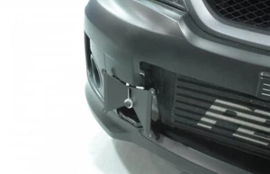 Perrin Front LP License Plate Holder Relocation Kit for Subaru WRX / STI 02-07 - Picture 1 of 4