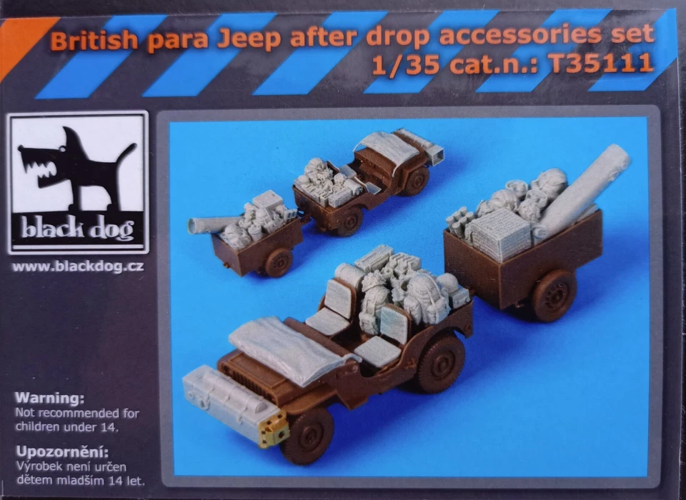 MODELLISMO -  British Para Jeep after drop - BLACK DOG T3511 - 1:35 Scale - Immagine 1 di 1
