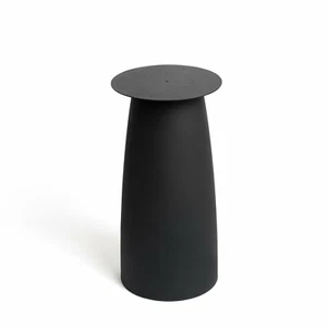 Dining table base Kopar Earth 7 Black Round Modern 28 inches / japandi style - Picture 1 of 4