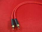 Canare GS6, GS-6 RCA to RCA Audio Cable 2 Ft, RED.