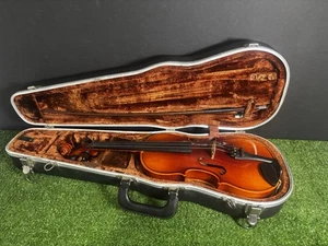 Vintage Violin Karl Knilling Made In Germany Bow And Case RARE No. 9167*SEE PICS - Picture 1 of 23