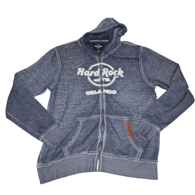 Толстовка с капюшоном мужская Hard Rock Hotel Palm Springs XL на молнии текст логотип повседневная - Изображение 1 из 4