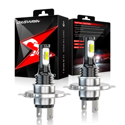 2 SUPER LED HEADLIGHT Bulb for Polaris Indy Ultra: 1996 Snowmobile Snow machine - Image 1 of 4