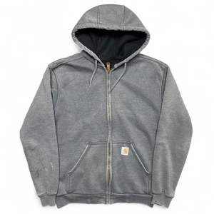 Carhartt Hoodie Herren Small grau Thermo gefüttert Rain Defender Full Zip 100632 - Bild 1 von 8