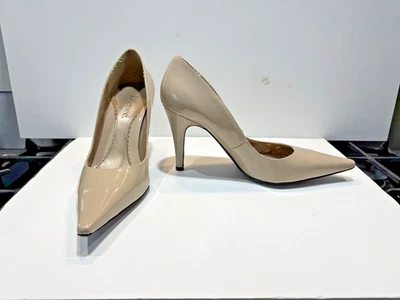 J Renee Patent Stiletto Pumps Size 12W Rare - Image 1 of 4