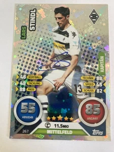 Match Attax Lars Stindl Autograph Issue Topps Certified Bundesliga 2016/17 - Bild 1 von 8