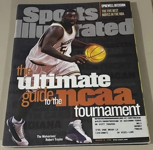 Robert Traylor Michigan Wolverines - Sports Illustrated - 16 de marzo de 1998 - Imagen 1 de 1