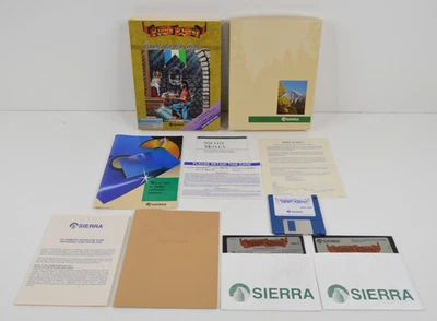 King's Quest I Quest for the Crown IBM MS-DOS PC Game - 3.5" & 5.25" Sierra CIB? - Image 1 of 4