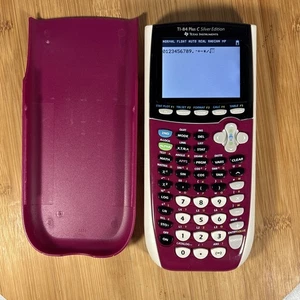 Texas Instruments TI-84 Plus C Silver Edition graphischer Taschenrechner pink OHNE KABEL - Bild 1 von 13