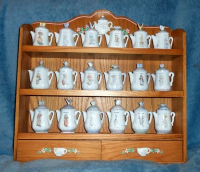 ¡¡ENVÍO GRATUITO!! ~ Precious Moments Spice Rack ~ 18 frascos + estante ~ 1995 ~ ¡Adorable! Foto 1 de 4