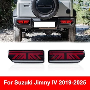 Pair LED Tail Lights Brake Stop Reverse Turn Signal For Suzuki Jimny 2019-2025 - Picture 1 of 6