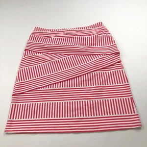 J.McLaughlin XS (Fits 28In) Tiered Pull On Women's Above Knee Skirt Red Pink - Picture 1 of 6
