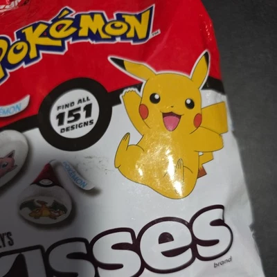 Hershey's Kisses Pokemon 151 Party Size 34.1oz FRESH, NEW, SEALED n Poster promo - Image 1 of 4