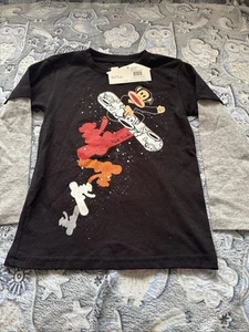 Paul Frank Skating Julius Slider Monkey Black Grey Long Sleeves Shirt Boys 5 NWT - Picture 1 of 9