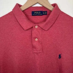 Polo Ralph Lauren Polo Shirt Men’s XL Salmon Red Pony  Short Sleeve collared - Picture 1 of 5