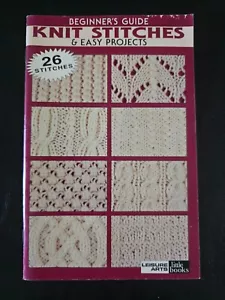 Beginners Guide Knit Stitches And Easy Knitting Projects - Paperback Leisure Art - Picture 1 of 2