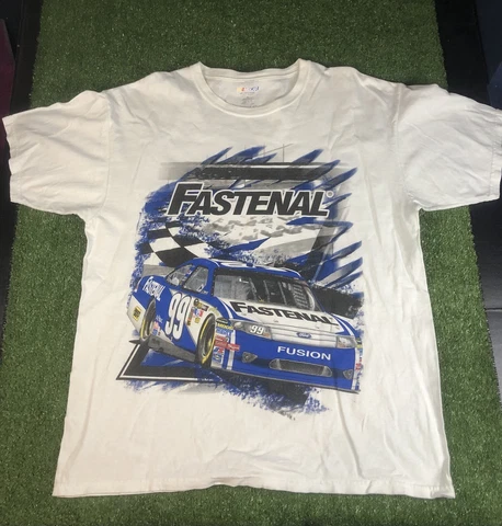 NASCAR Racing Carl Edwards #99 Fastenal T Shirt Mens XL Cover