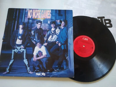 NEW KIDS ON THE BLOCK no More Games Remix Album 1990 - LP vinyl 12 " VG/VG Am - Image 1 of 4