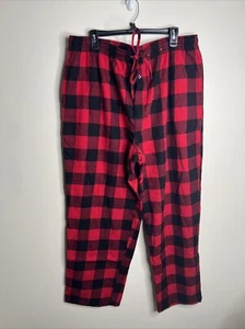 Stafford Herren Gr. XL rot & schwarz kariert Flanell Schlafhose - makellos - Bild 1 von 11