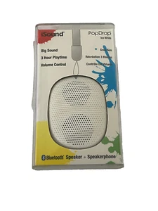 iSound PopDrop Wireless Bluetooth Lautsprecher - Weiß - Bild 1 von 3
