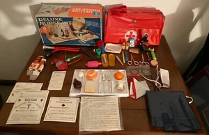 Vintage Little Learners SEARS Deluxe Krankenschwester-Set komplett 95 Teile neuwertig in Box - Bild 1 von 24