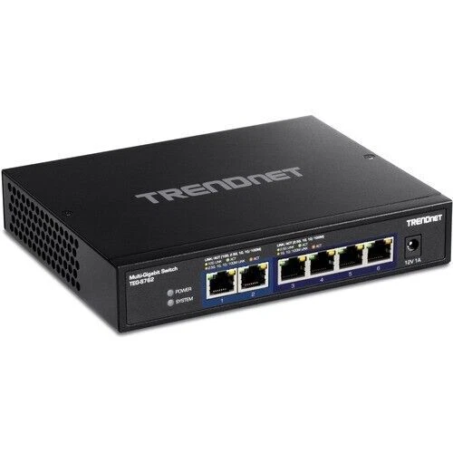 TRENDnet TEG-S762 6 Port Wall Mountable Ethernet Switch