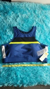 C & C CALIFORNIA ATHLETIC TOP SPORTS BRA SIZE Large NWT Multicolor - Picture 1 of 10