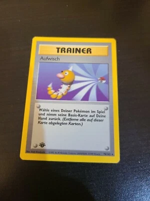 1ST ED Pokemon 1999 Base Set GERMAN Aufwisch Scoop Up Trainer Card 78/102 Mint!! - Image 1 of 2