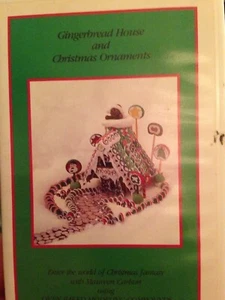 Gingerbread House Christmas Ornaments Wee Folk Creation VHS Fimo Clay Vol 4 - Picture 1 of 3