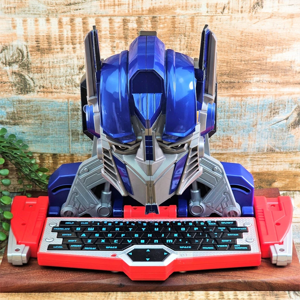 Hasbro Transformers Optimus Prime Laptop Kids Learning Laptop Computer Rare HTF - Image 1 of 4