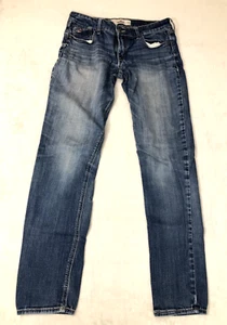 Pantalones de mezclilla Hollister para mujer 29x31 lavado medio elásticos ajustados tiro bajo - Imagen 1 de 10