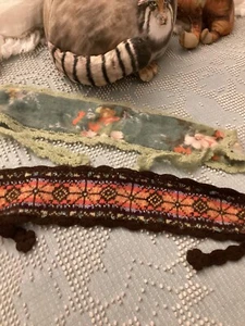 Free People Headbands, Lot Of 2, Brown & Aqua Knit, Adorable! - Picture 1 of 4