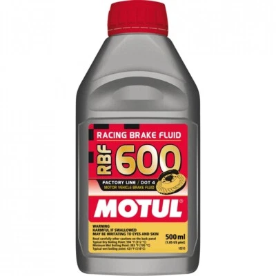 Motul RBF 600 DOT 4 Racing Brake Fluid (Half Liter)   100949 Foto 1 de 3
