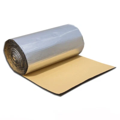 1×10mm Car Door Hood Mat Sound Deadener Fire Heat Insulation Absorber 100*100cm - Image 1 of 4