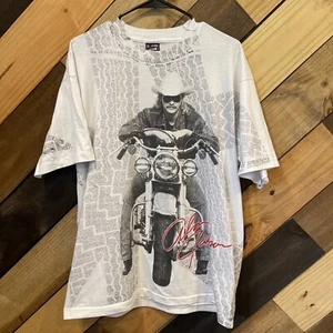 ALAN JACKSON 1993 ALLOVER PRINT TEE SIZE XL - Picture 1 of 10