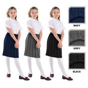 Girls Ex Store Black Swing School Skirt  Age 4,5,6,7,8,9,10,11,13Years NEW 