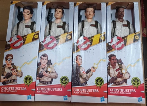 2021 Hasbro 12” Classic Ghostbusters Figure Set of 4 Egon Ray Peter Winston Cover