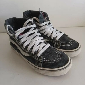 Vans Off The Wall Sneaker High Tops Skateboard Schuhe schwarz Gr. 3 Unisex Jugend - Bild 1 von 11