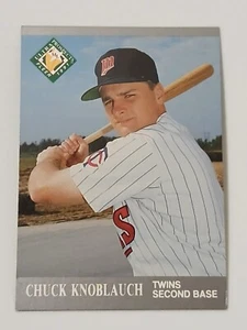 Chuck Knoblauch Minnesota Twins 1991 Fleer Ultra Prospects Rookie Card #382 - Picture 1 of 2