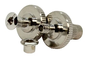 Replacement Locking Bridge Posts for HP and Pinnacle Bridges - Nickel - Picture 1 of 3