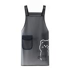 Oil-proof Translucent Kitchen Apron with Pockets Cooking Apron  Woman/Man