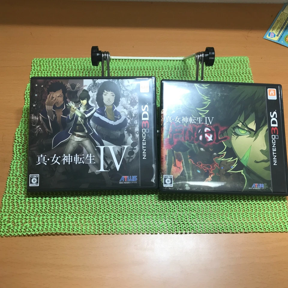 Shin Megami Tensei 4 &4 Final Set Nintendo 3DS Atlus Used Japan Boxed Tested - Image 1 of 4