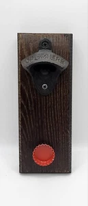 Bottle Opener Magnetic Sharper Image Cap Collector Beer Bar Soda Pop - Picture 1 of 15