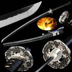 Boutique Japanese Samurai Sword Katana Clay Tempered Folded Steel Handmade Sharp
